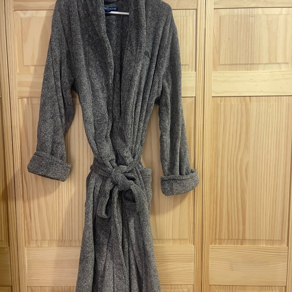 Tommy Bahama Charcoal Gray Robe